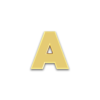 Initiale A en or jaune