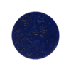 Un plaque de pierre naturelle lapis-lazuli ronde diamètre 15 mm