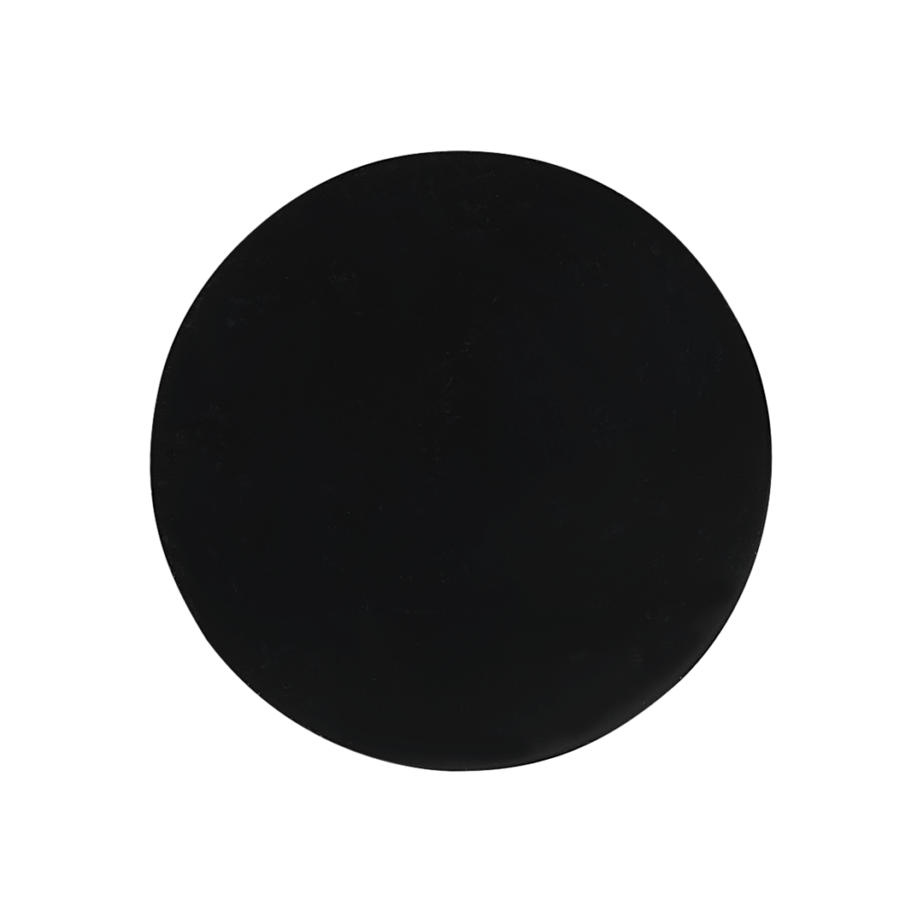 Un plaque de pierre naturelle onyx ronde diamètre 15 mm