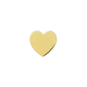 symbole petit coeur en or jaune