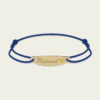 Gourmette "Mon premier" citrine