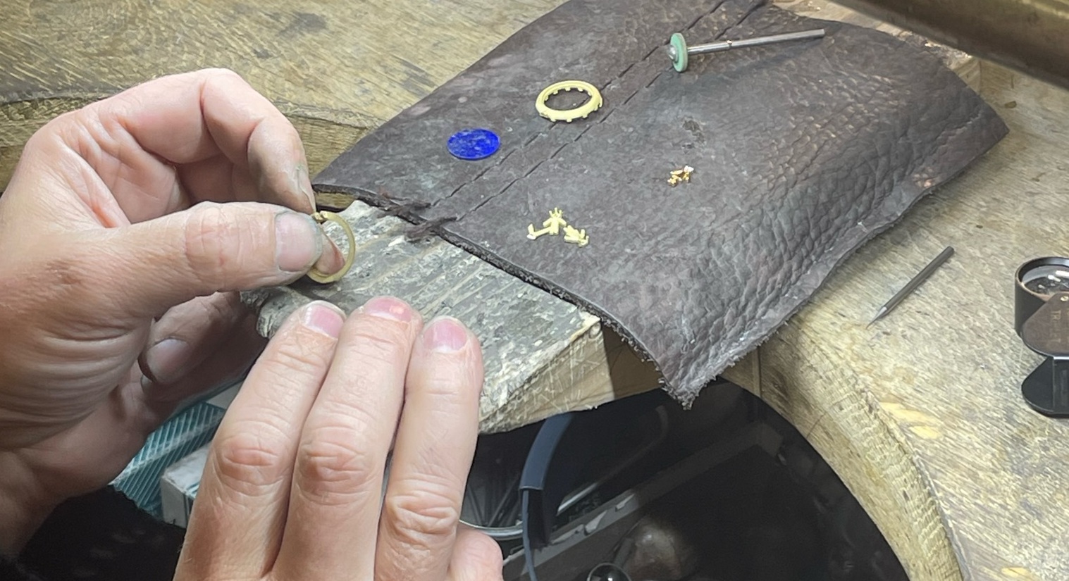 Or 14 ou 18 carats, photo atelier