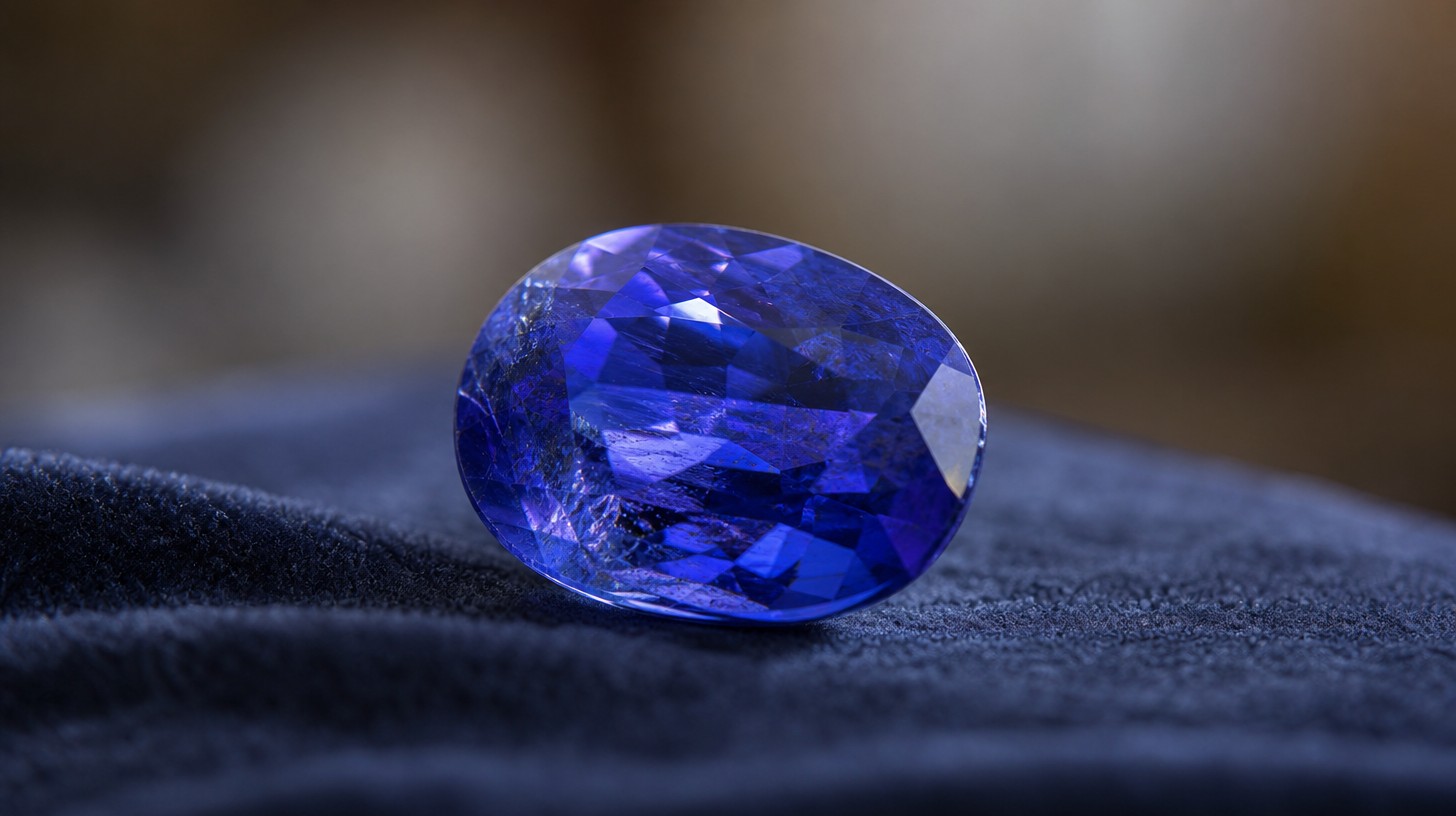 Tanzanite pierre de naissance