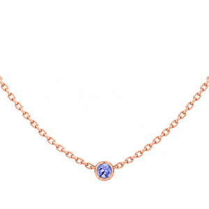 Collier pierre de naissance Or rose